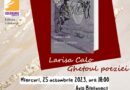 Lansare de carte: Miercuri, 25 octombrie 2023, ora 18:00, în Aula Bibliotecii - Larisa Calo, „Ghetoul poeziei” (Editura Colorama, 2023)