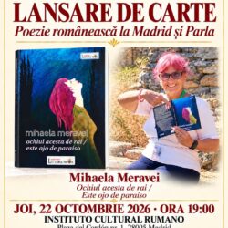 Lansare de carte: Poezie la Madrid si Parla